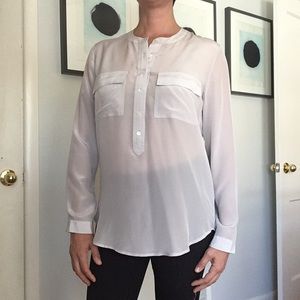 Banana Republic Silk Button Down